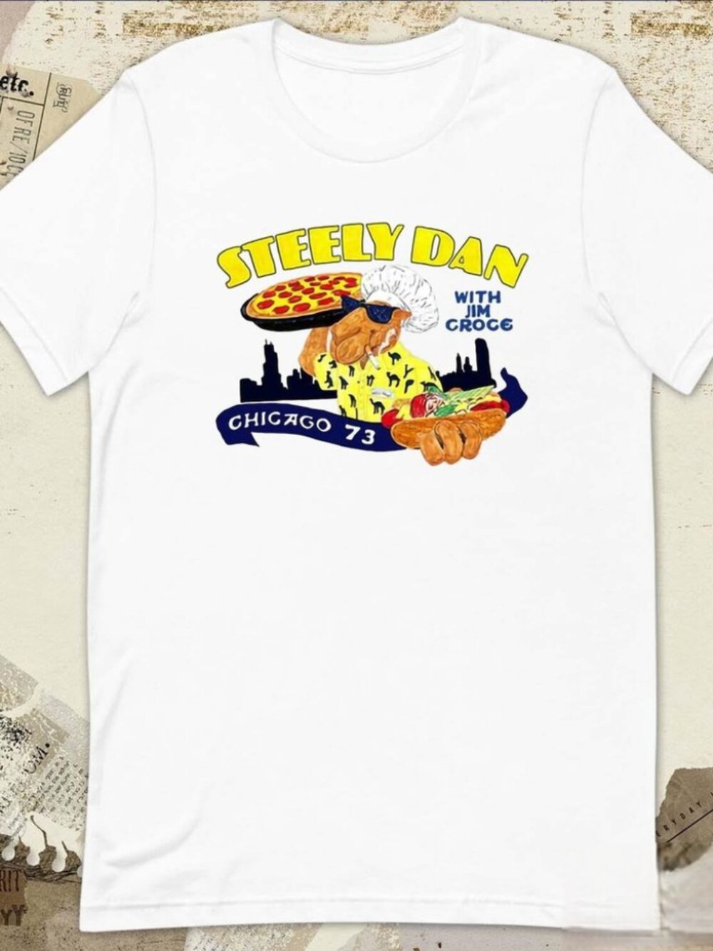 Steely Dan With Jim Croce Chica tshirt